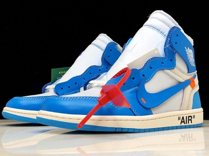 Blue Off-White UNC 1 Air AQ0818-148 Jordan Powder 0816
